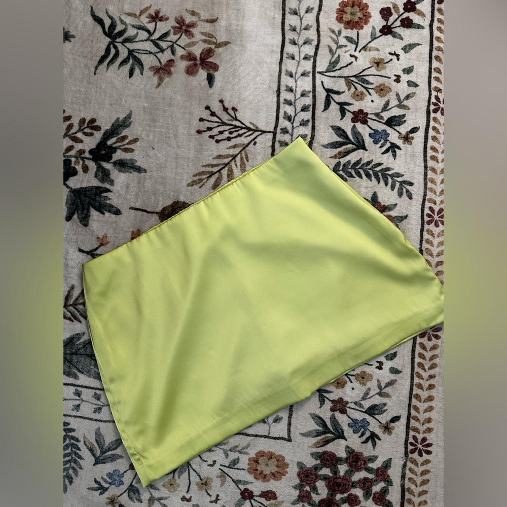 Abercrombie & Fitch Neon Lime Mini Skirt